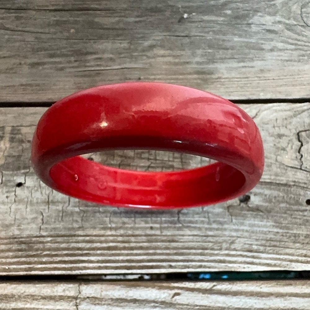Bold Red vintage Bangle